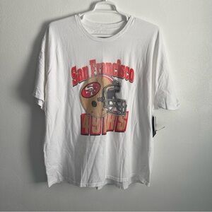 Junk Food men’s San Francisco 49ers short sleeve T-Shirt NWT white
